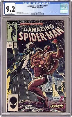 Buy Amazing Spider-Man #293D CGC 9.2 1987 4341138019 • 46.51£