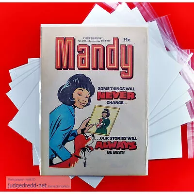 Buy Mandy No 826 Comic Book 13 11 1982 UK + Comic Bag And Board (Lot 602 ) • 8.50£