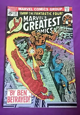 Buy Free P & P; Marvel's Greatest Comics #52 (Oct 1974) - Fantastic Four! • 4.99£