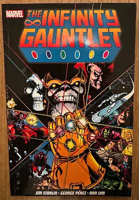 Buy Infinity Gauntlet Paperback TPB Graphic Novel Marvel Comics Starlin Perez Lim • 8.95£