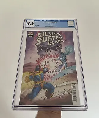 Buy Silver Surfer: Black #4 Ron Lim Variant Edition 9.6 CGC (RARE) • 35£