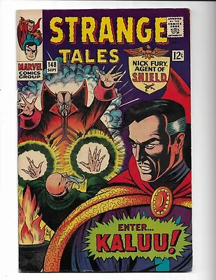 Buy Strange Tales 148 - F- 5.5 - 1st App Kaluu - Nick Fury - Doctor Strange (1966) • 26.86£