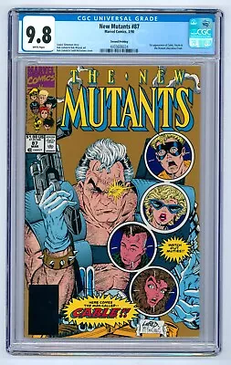 Buy New Mutants #87 CGC 9.8 (1990) - Second Printing - 1st App Of Cable • 63.69£