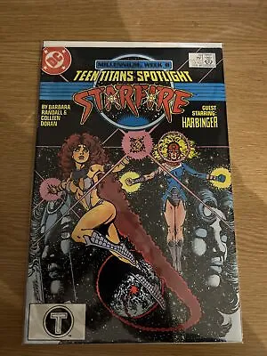 Buy TEEN TITANS SPOTLIGHT (Starfire) Comic #19 - February 1988 - DC Comic • 4£
