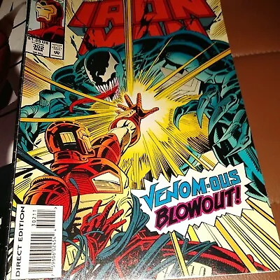 Buy Iron Man #302 ~ Venom MARVEL 1994 ~ NM • 37.60£