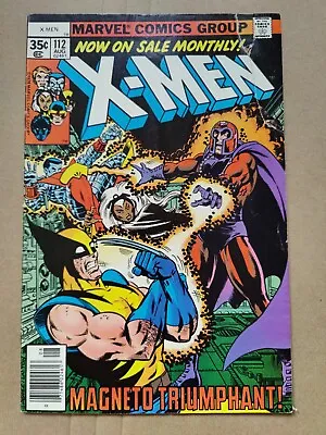 Buy Uncanny X-Men #112 Low Grade Tape On Cover Magneto Wolverine Marvel • 15.04£
