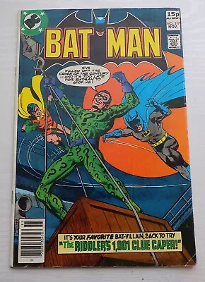 Buy DC Batman #317 - Classic Riddler Cover - 1979 - Giordano • 8£
