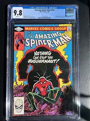 Buy Amazing Spiderman #229 - CGC 9.8 White Pages Juggernaut & Madame Web 🔑🔥 • 394.21£