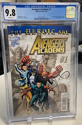 Buy Avengers Academy #1 CGC 9.8 Marvel 2010 1st Appearance Finesse, Mettle & Hazmat • 85.16£