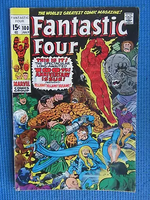 Buy Fantastic Four #100, GD/VG 3.0, Anniversary Issue • 14.48£