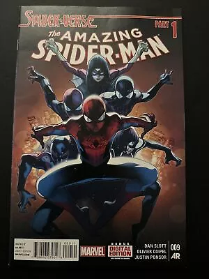 Buy The Amazing Spider-Man #9 (2015) Spider-Verse Part #1 2nd Gwen Stacy Spider-Gwen • 10.95£