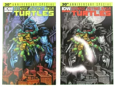 Buy Teenage Mutant Ninja Turtles 30th Annivesary Special Cover A & B IDW Comic Book • 26.80£