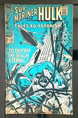 Buy Tales To Astonish (Vol 1) #  98 (Vgd Minus-) (VG- )  RS003 Marvel Comics AMERICA • 15.74£