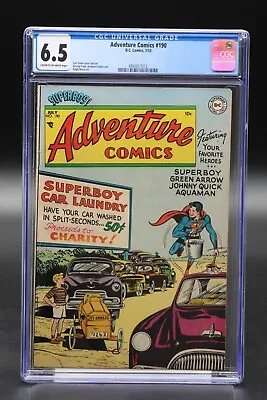 Buy Adventure Comics (1938) #190 Swan Superboy Cvr CGC 6.5 Blue Label Cream/OW Pages • 256.95£