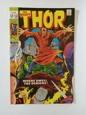 Buy Thor #163  M/NM 9.4 2nd App. (HIM)The Warlock.Where Dwell The DEMONS! • 191.88£