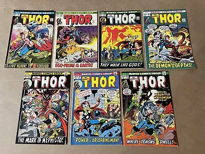 Buy Thor #201, 202, 203, 204, 205, 206 & 207 Marvel 1972 Set Run Kane Buscema  • 65.93£
