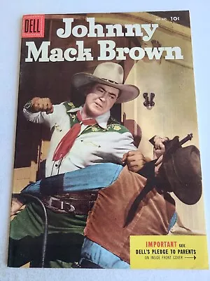 Buy Johnny Mack Brown #645, Dell 1955 Comics, Great Spine,  F/VF 7.0 • 27.01£