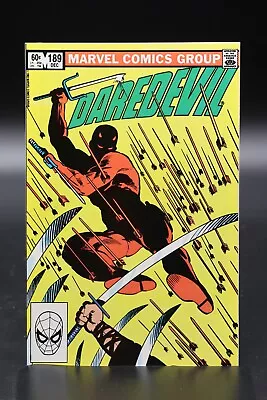 Buy Daredevil (1964) #189 Frank Miller Cover Black Widow Death Of Stick VF/NM • 7.99£