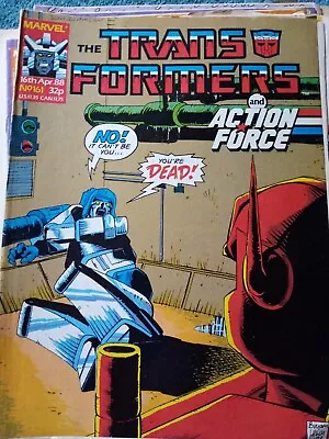 Buy The TRANSFORMERS & ACTION FORCE Comic  UK Comic No 161 1988 April 16th  • 5.15£