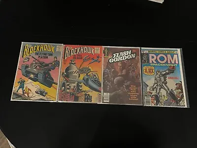 Buy Blackhawk #91 #106 DC Comics Flash Gordon ROM Lot Of 4 Vintage GD BX 0001 • 59.75£