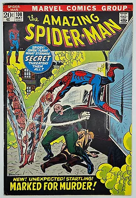 Buy The Amazing Spider-Man #108 1972 6.0-6.5 FN+ 1st Appearance Sha-Shan! Lee/Romita • 26.88£