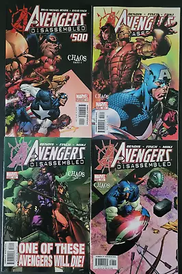 Buy Avengers #500 501 502 503 (2004) Marvel Comics Disassembled! David Finch Art! • 11.25£