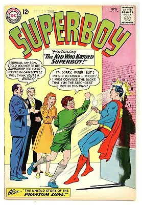 Buy Superboy 104 DC Comics 1963 1st Ha-Kor + Gra-Mo! Phantom Zone! Swan Cover! C858 • 22.16£