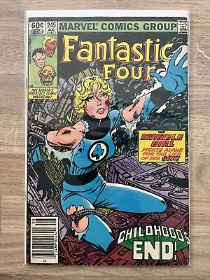 Buy Marvel Comics Fantastic Four#245 1st Appearance Adult Franklin Newsstand Variant • 12.99£