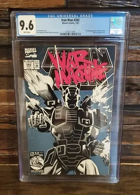 Buy Ironman #282 CGC 9.6 1st Full Appearance Of War Machine Marvel 1992 Nick Fury  • 158.11£