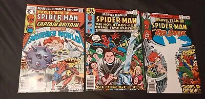 Buy MARVEL TEAM-UP LOT (3) 66 1st ARCADE VF+ WHITE PAGES 74 FN 79 FN OFF WHITE PAGES • 31.97£