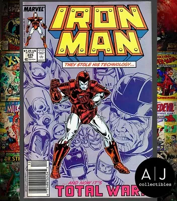 Buy Iron Man #225 1st Print Armor Wars Part #1 Mark Bright & Bob Layton VF+ 8.5 • 9.62£