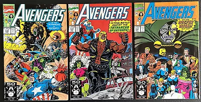 Buy Avengers 330 331 332 (1991 Marvel Comics) 3 Comic Lot, Doctor Doom • 10.27£
