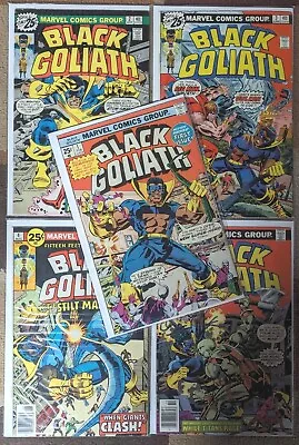 Buy Black Goliath #1-5 Full Run, Vintage Mid-grade 1976 2nd Appearance & Origin • 23.98£