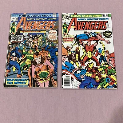 Buy AVENGERS #147 -#148, 1976; Thor, Black Panther, Beast,  1st App*, Kirby Cover • 24.02£