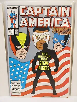 Buy Captain America 336 The Search For Steve Rogers - Marvel Comics 1987 • 7.08£