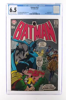 Buy Batman #222 - D.C. Comics 1970 CGC 6.5 Beatles Take-off. Letter From Mike W. Bar • 236.19£