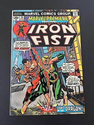 Buy Marvel Premiere #16 - 2nd Appearance Of Iron Fist (Marvel, 1974) Fine+ • 54.23£