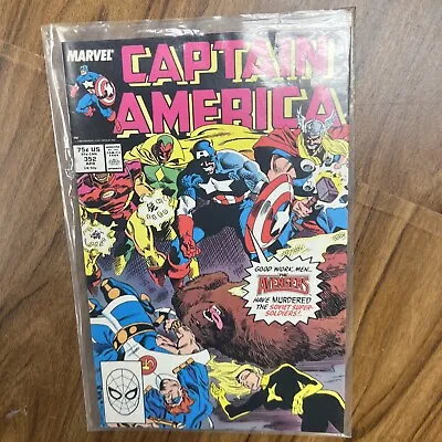 Buy Captain America #352 1989 Very Fine-near Mint 9.0 8276 Soviet Super-soldiers • 5.53£