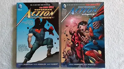 Buy Graphic Novel Bundle : DC Comics : The New 52! : Superman Action Volume 1 & 2 • 20£