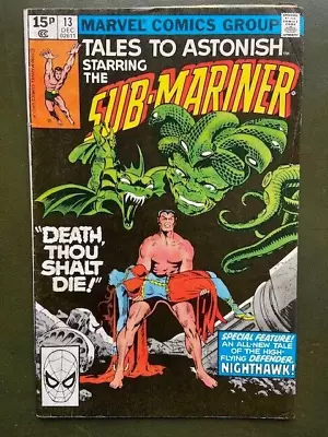 Buy Tales To Astonish #13, Sub-Mariner, Dec 1980. • 3£
