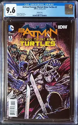 Buy Batman Teenage Mutant Ninja Turtles (2015 DC) #3 Variant CGC 9.6 1:50 • 53.85£