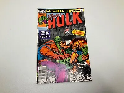 Buy 1981 The Incredible Hulk #257 Comic Book Marvel Comics Good • 10.63£