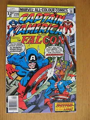Buy Captain America & Falcon 220(1978) [NM-] App Ameridroid, Sal Buscema Art • 5£