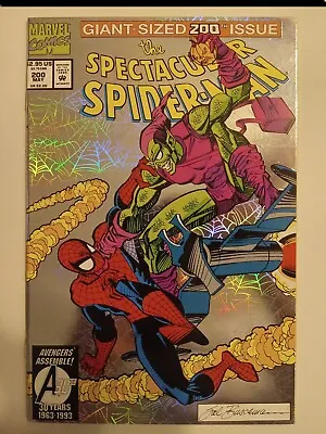 Buy Spectacular Spider-Man # 200 Key Foil Cover Green Goblin Anniversary Marvel 1993 • 4.73£