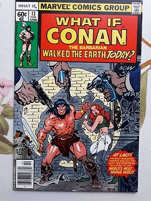 Buy WHAT IF  #13 (1977 Series) - Conan Walked Earth Today - HIGH GRADE  VF/NM To NM- • 12£