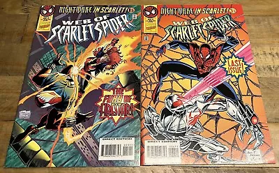 Buy Clone Saga Feb 1996 Parter 2/3 Spider-Man Web Of Scarlet Spider # 3 & 4 NM Cond • 2.49£