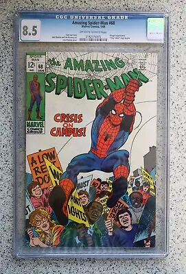 Buy Amazing Spider-Man # 68 CGC 8.5 • 135£