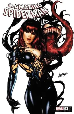 Buy AMAZING SPIDER-MAN Vol 6 #21 (616 Comics Lobos Exclusive Venom Variant) • 12£