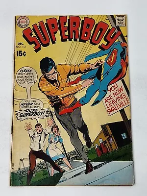 Buy Superboy 161 DC Comics Neal Adams Cover Last Silver Age Issue 1969 • 11.19£