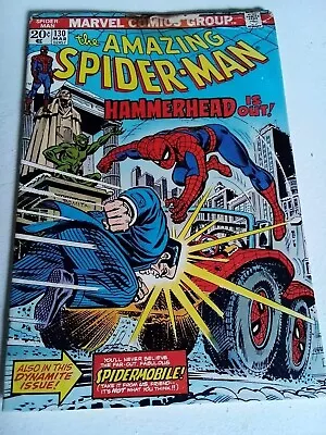 Buy AMAZING SPIDER-MAN #130 1974 1st APP SPIDER-MOBILE , Hammerhead Jackyl Cover • 11.86£